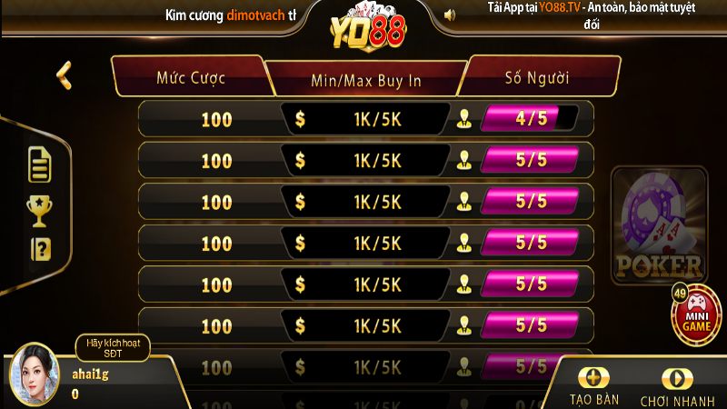 Sân chơi game bài siêu đỉnh