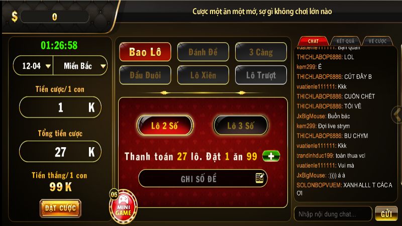 Cược xổ số ngay, ăn thưởng liền tay