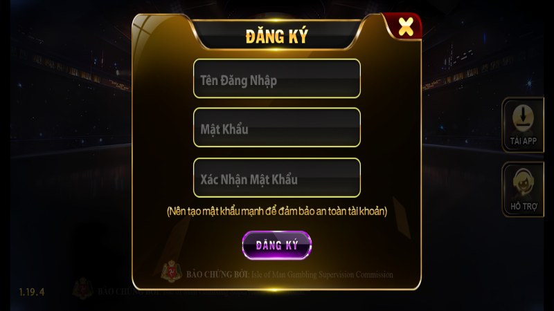 Cách thức tạo lập tài khoản thành công tại cổng game